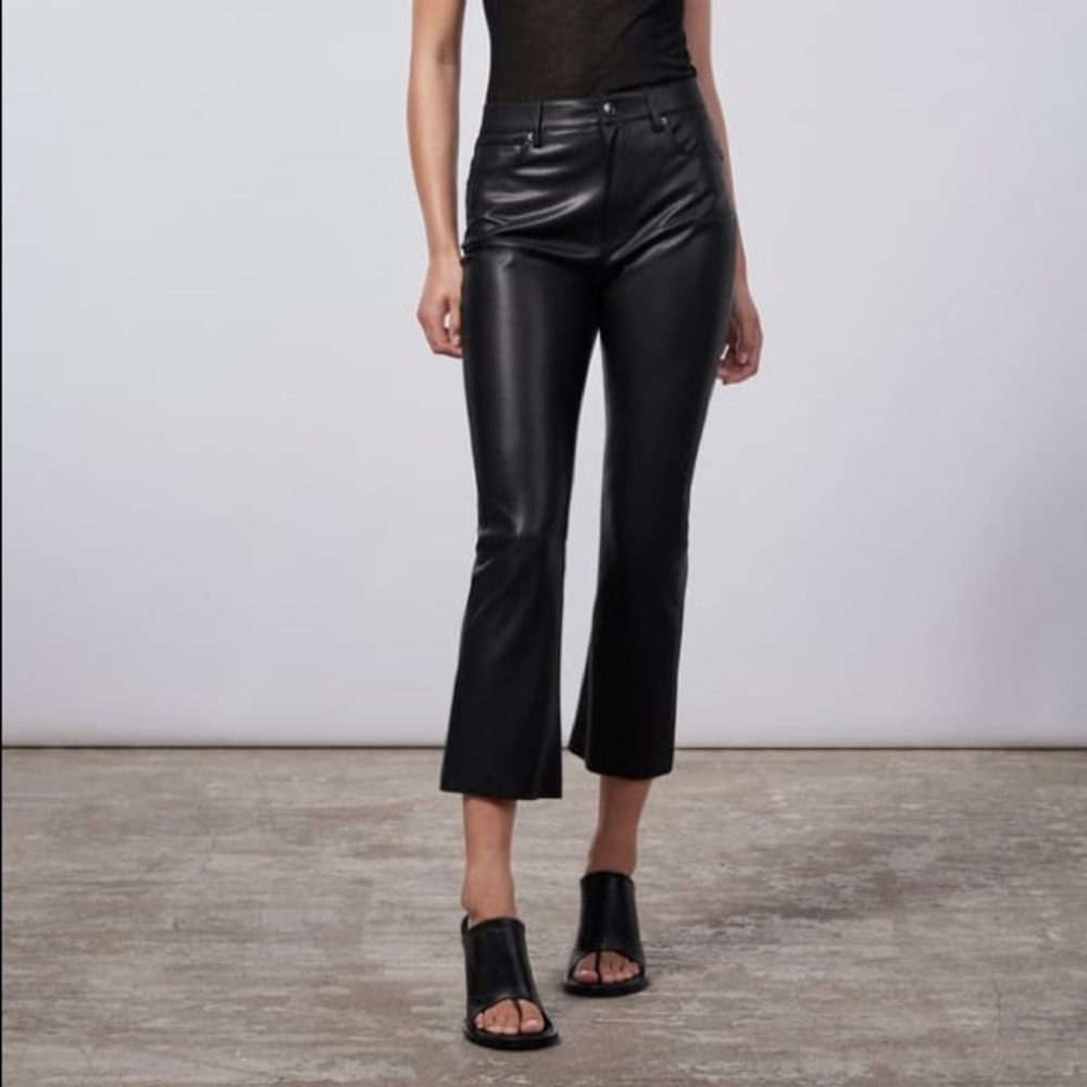 Zara The Dreed Faux Leather Pants